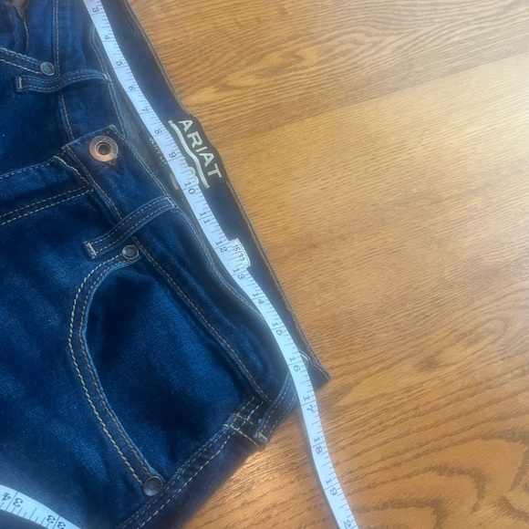 Ariat Mens M8 Modern Slim Leg 35/32 Blue Jeans Western Workwear VGUC - Picture 10 of 14